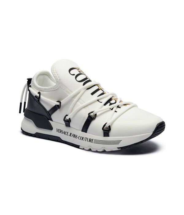 

Кроссовки фондо динамический дис Versace Jeans Couture, белый
