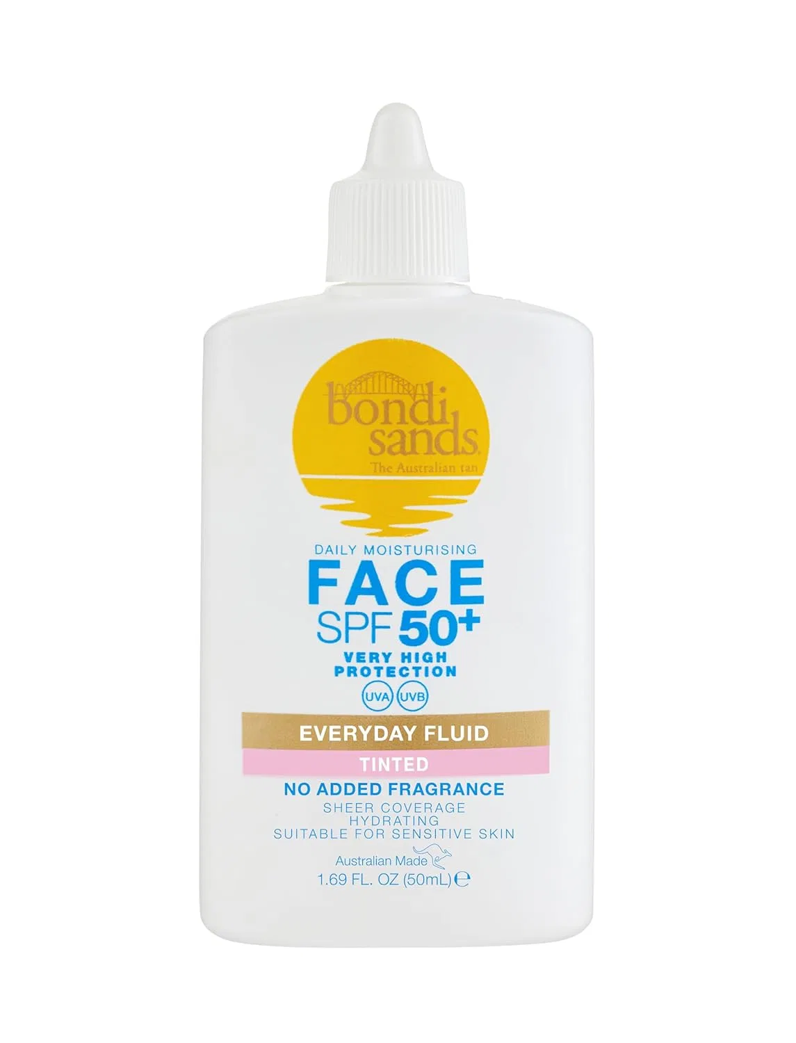 Тонирующий флюид для лица «Everyday SPF 50+» от Bondi Sands Bondi Sands