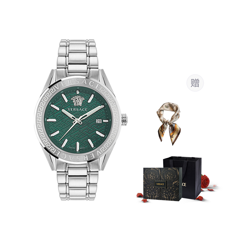

VERSACE Часы V-Code 42mm, Jasper