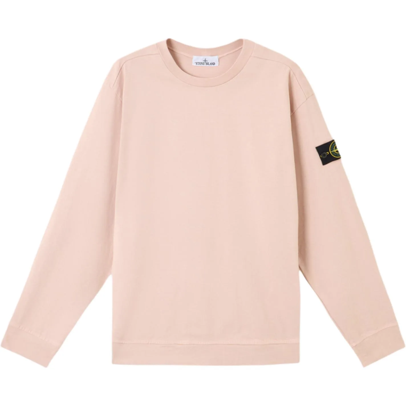 Свитшот Compass badge STONE ISLAND, vintage розовый
