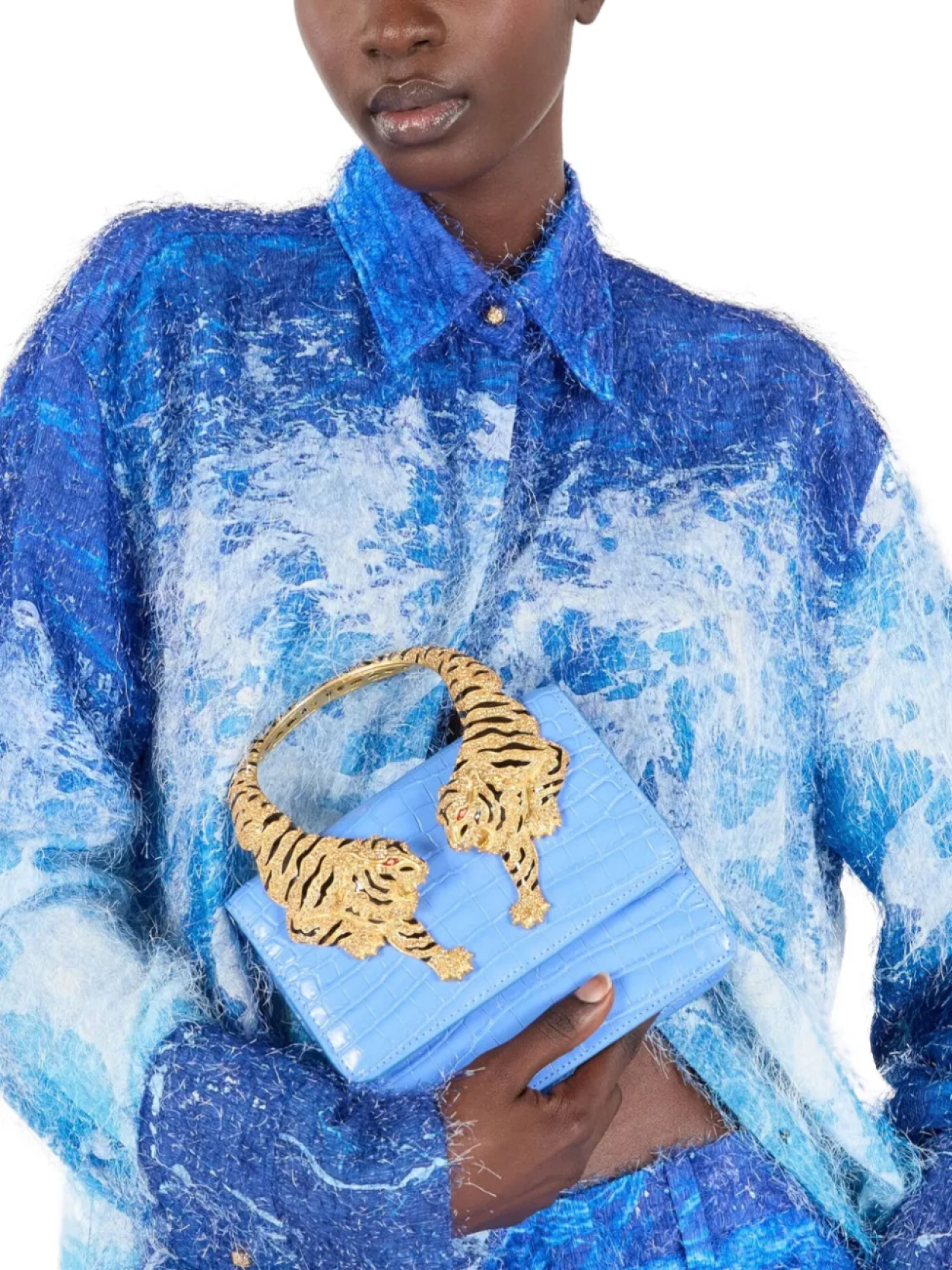 

Сумка-тоут Roar Roberto Cavalli, синий