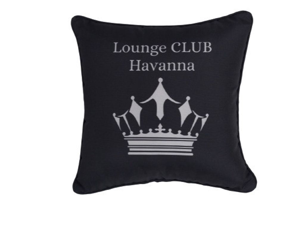 

Подушка Primaster Lounge Club Havana 45 x 45 см, черная