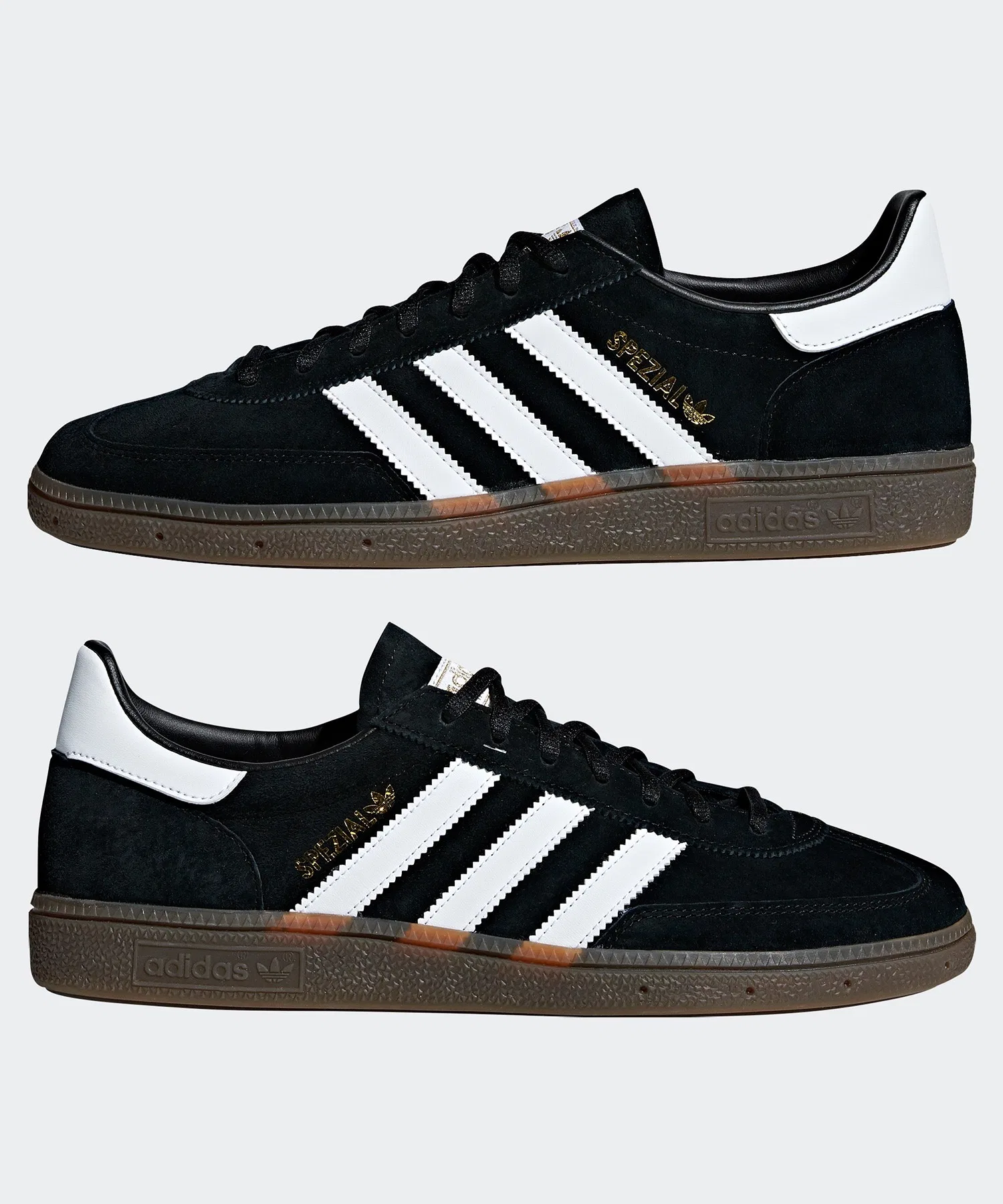 Унисекс кроссовки adidas HANDBALL SPEZIAL из нубука чёрные — фото 4