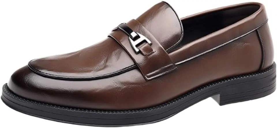 Туфли кожаные классические slip-on, коричневый UOPYNE
