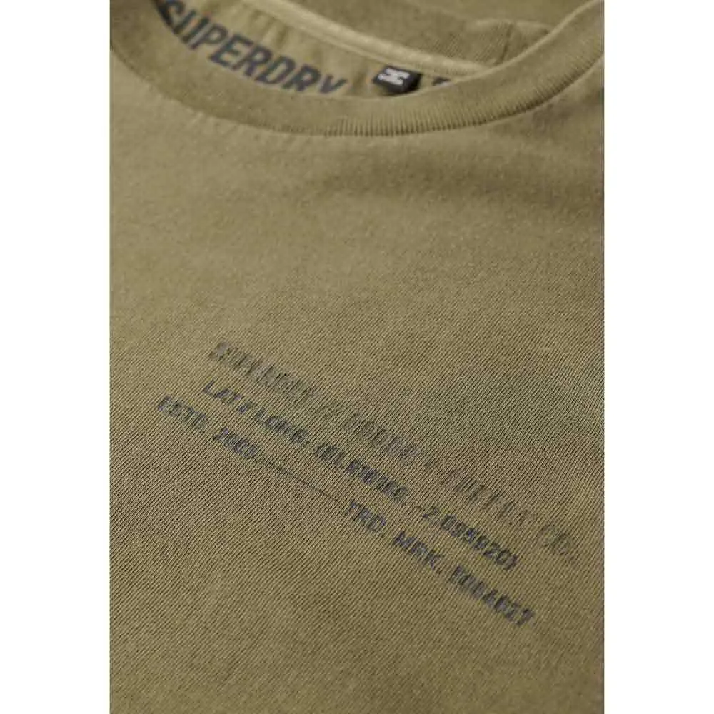 Футболка с коротким рукавом Superdry Utility Sport Graphic, зеленый — фото 2