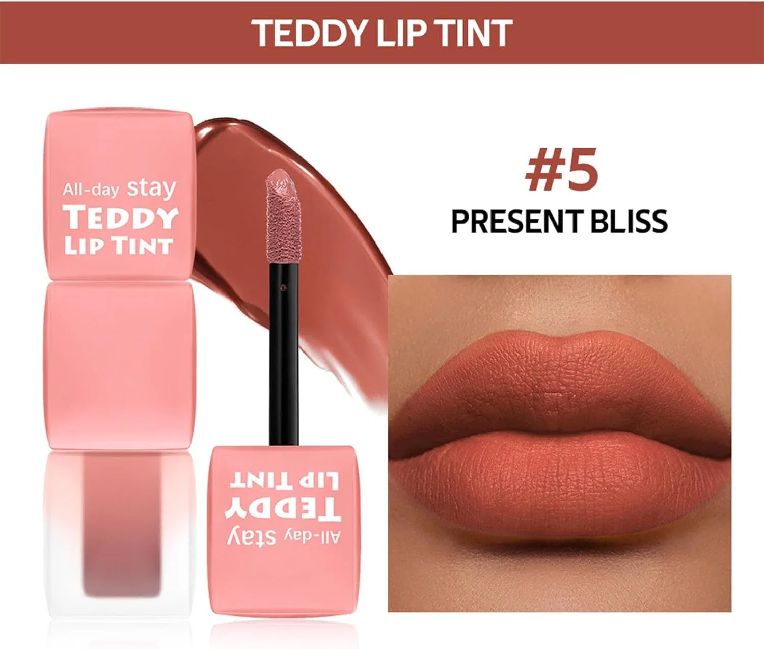 Блеск для губ Ultra Durable Teddy Bear Lip Gloss, 5 мл, цвет E Generic — фото 4