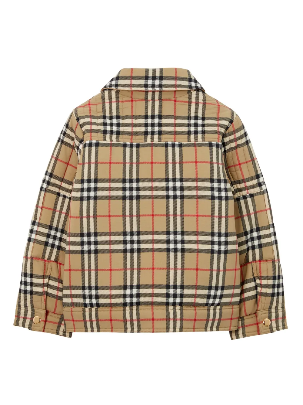 Стеганая куртка BURBERRY KIDS Vintage Check, нейтральный — фото 2