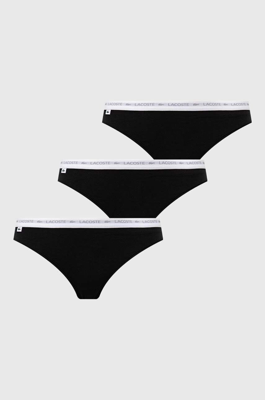 

Стринги упаковка из 3 шт Lacoste, черный