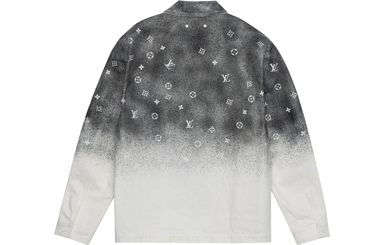 SS22 Мужская рубашка с рукавами Starry Sky серого цвета Louis Vuitton, серый — фото 3