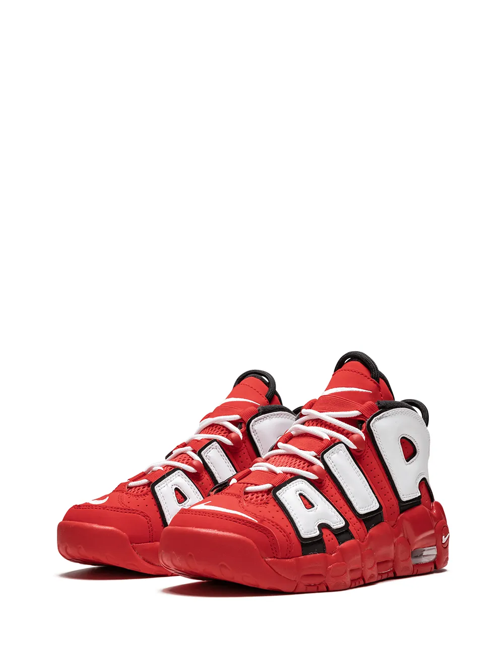 Высокие кроссовки Air More Uptempo Nike Kids, красный — фото 2