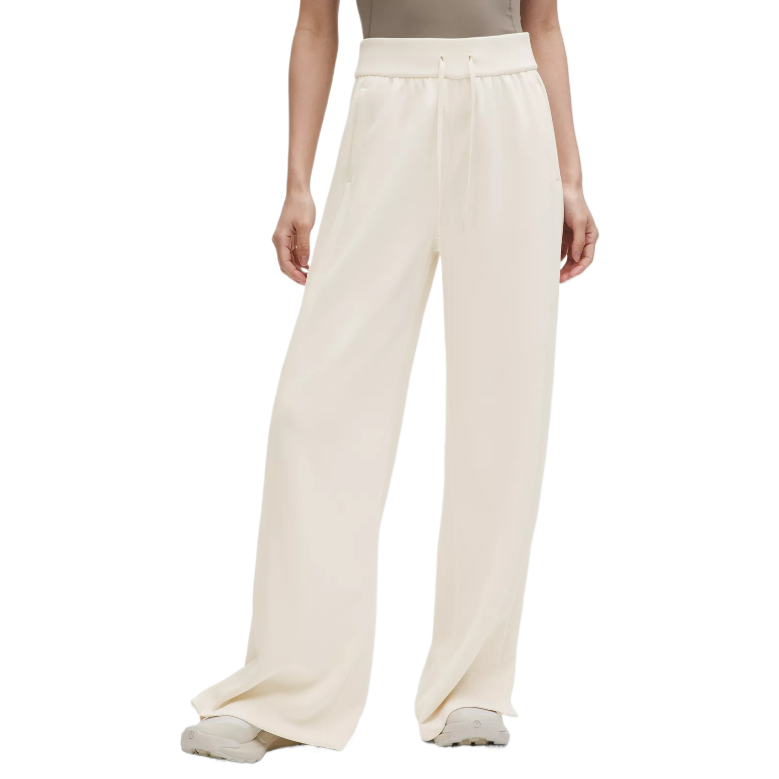 

Мягкие стрейчевые повседневные брюки для женщин Lululemon, светлая слоновая кость