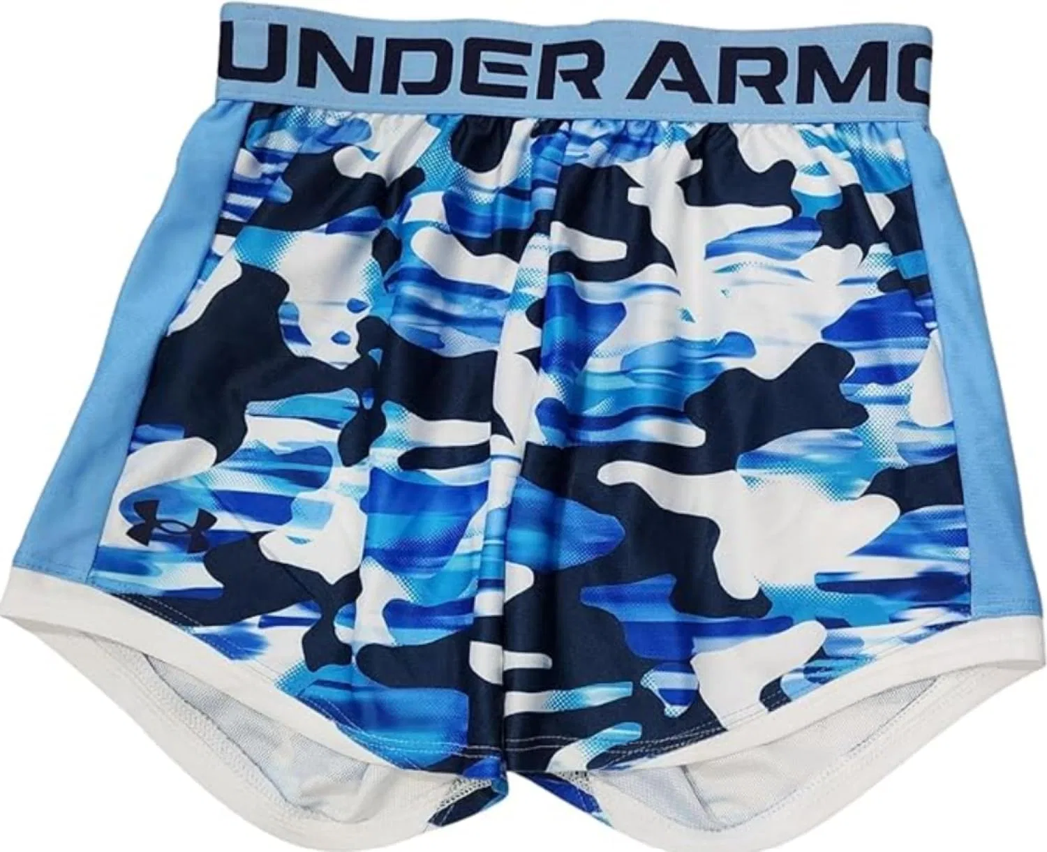 Спортивные шорты Under Armour Play Up Solid для девочек, Carolina Blue/White - 475