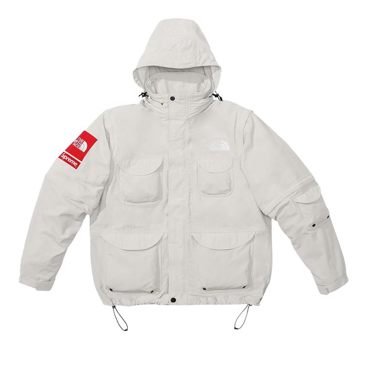 

Куртка Supreme x The North Face Trekking Convertible Jacket 'Stone', серый