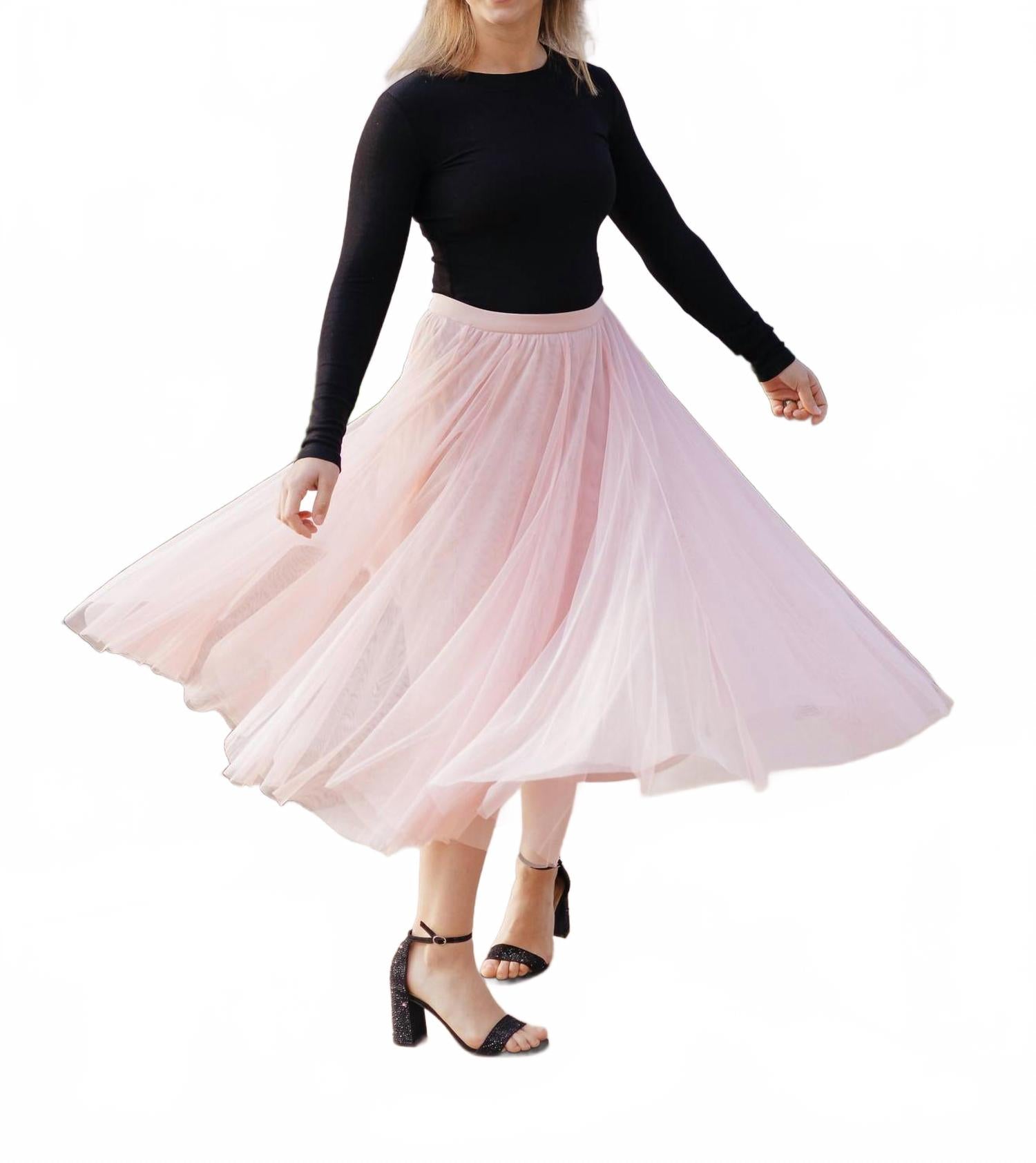 

Кейт Макси юбка в розовом BluIvy