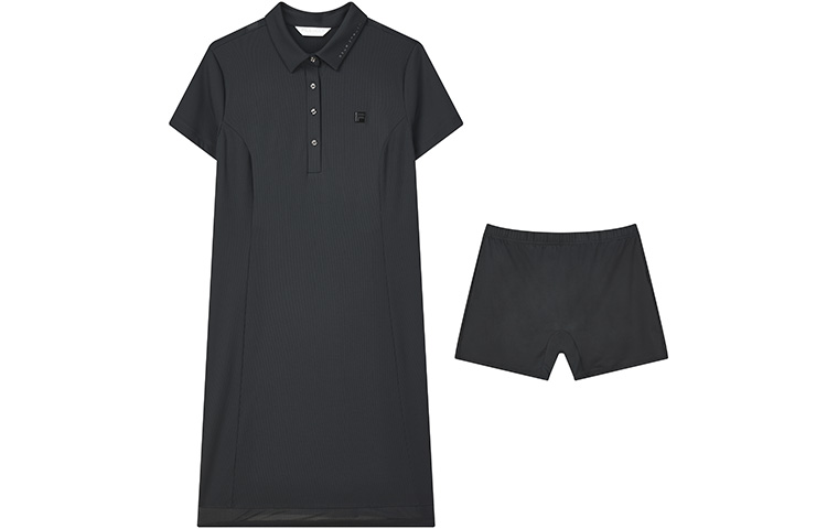 

Футболка с коротким рукавом для занятий спортом женская Pitch Black FILA