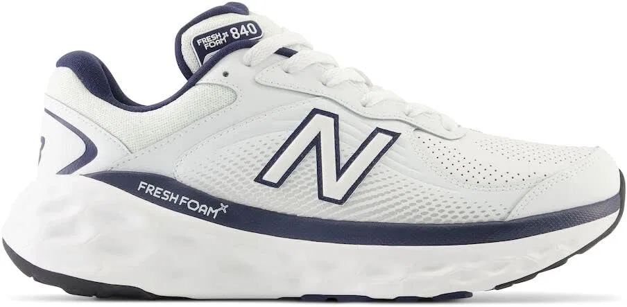Детская обувь New Balance 574 New-b V2 Familiar Ground на липучке, White/Team Navy/White — фото 3