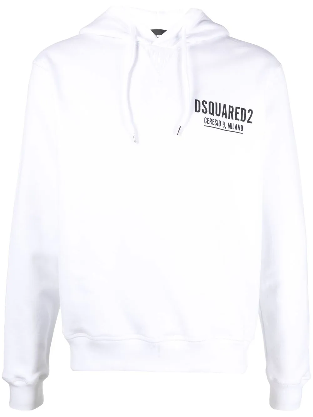 

Худи с логотипом DSQUARED2, белый