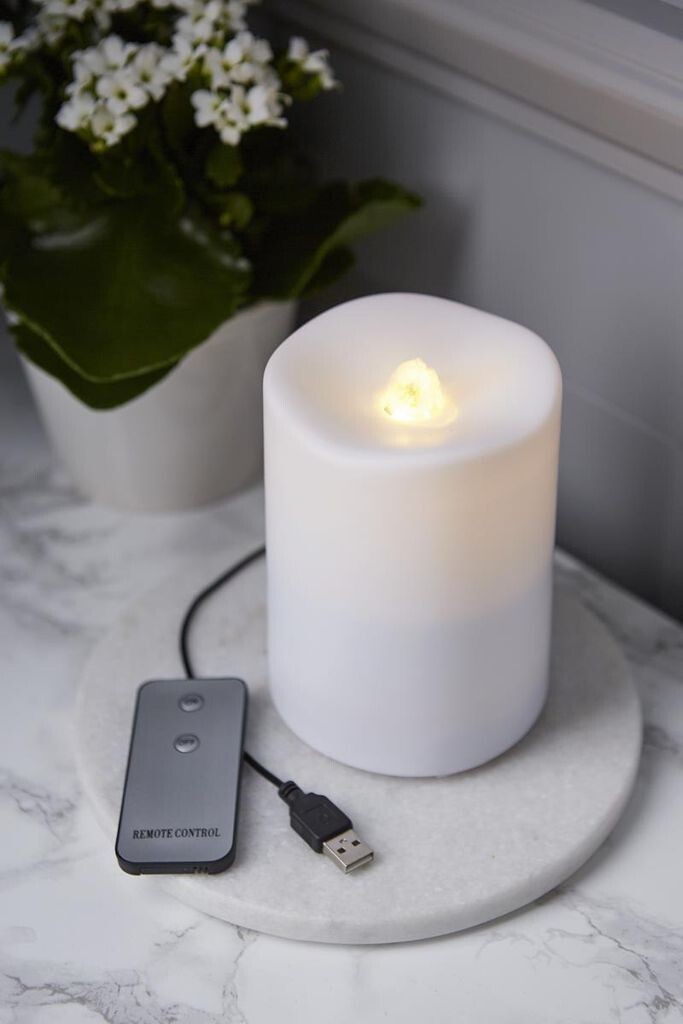 

Светодиодная декоративная свеча Water Candle, ок. 9,5x13,5 см. Star Trading Deutschland GmbH, красный