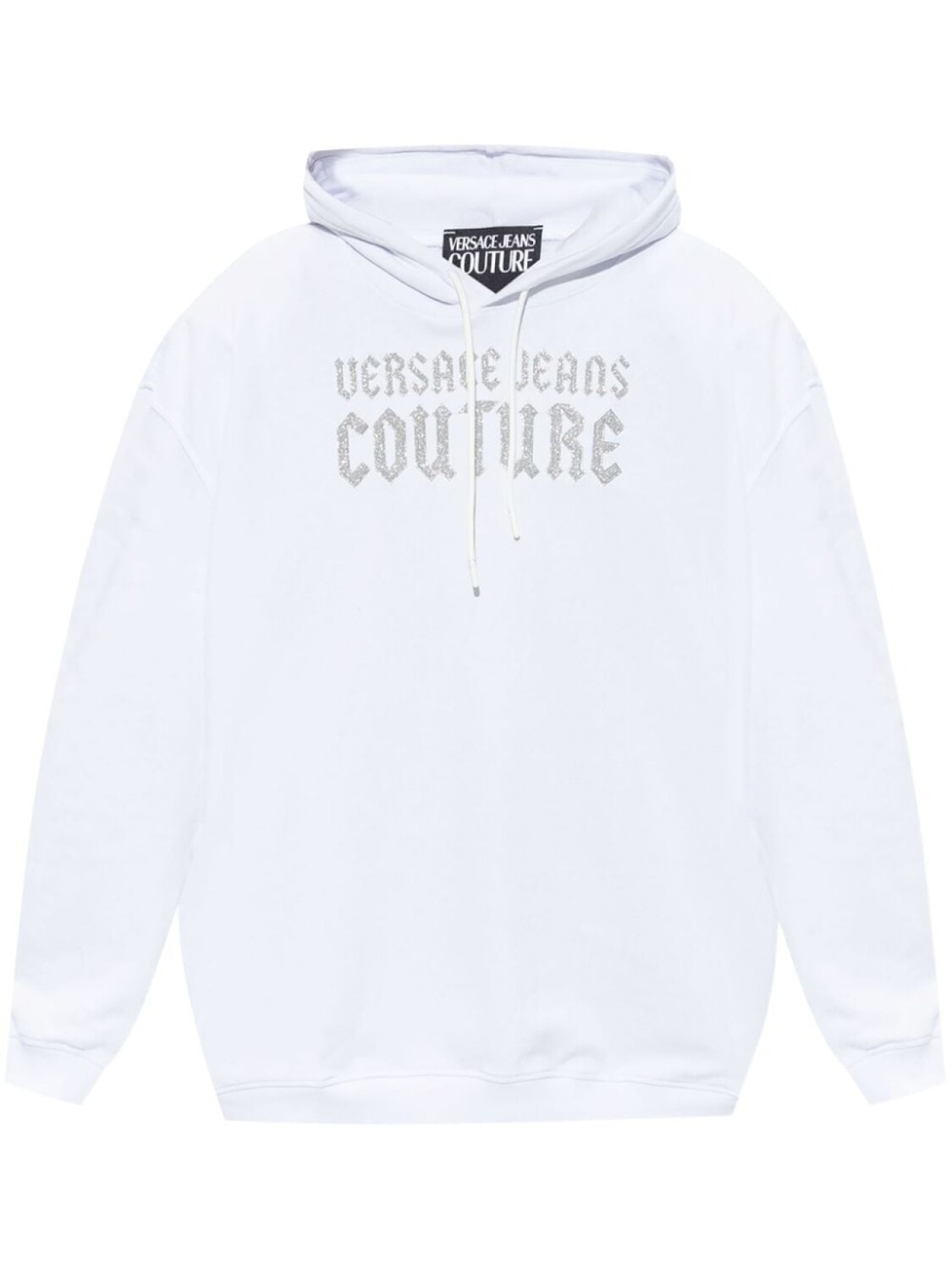 

Толстовка с блестящим логотипом Versace Jeans Couture, белый