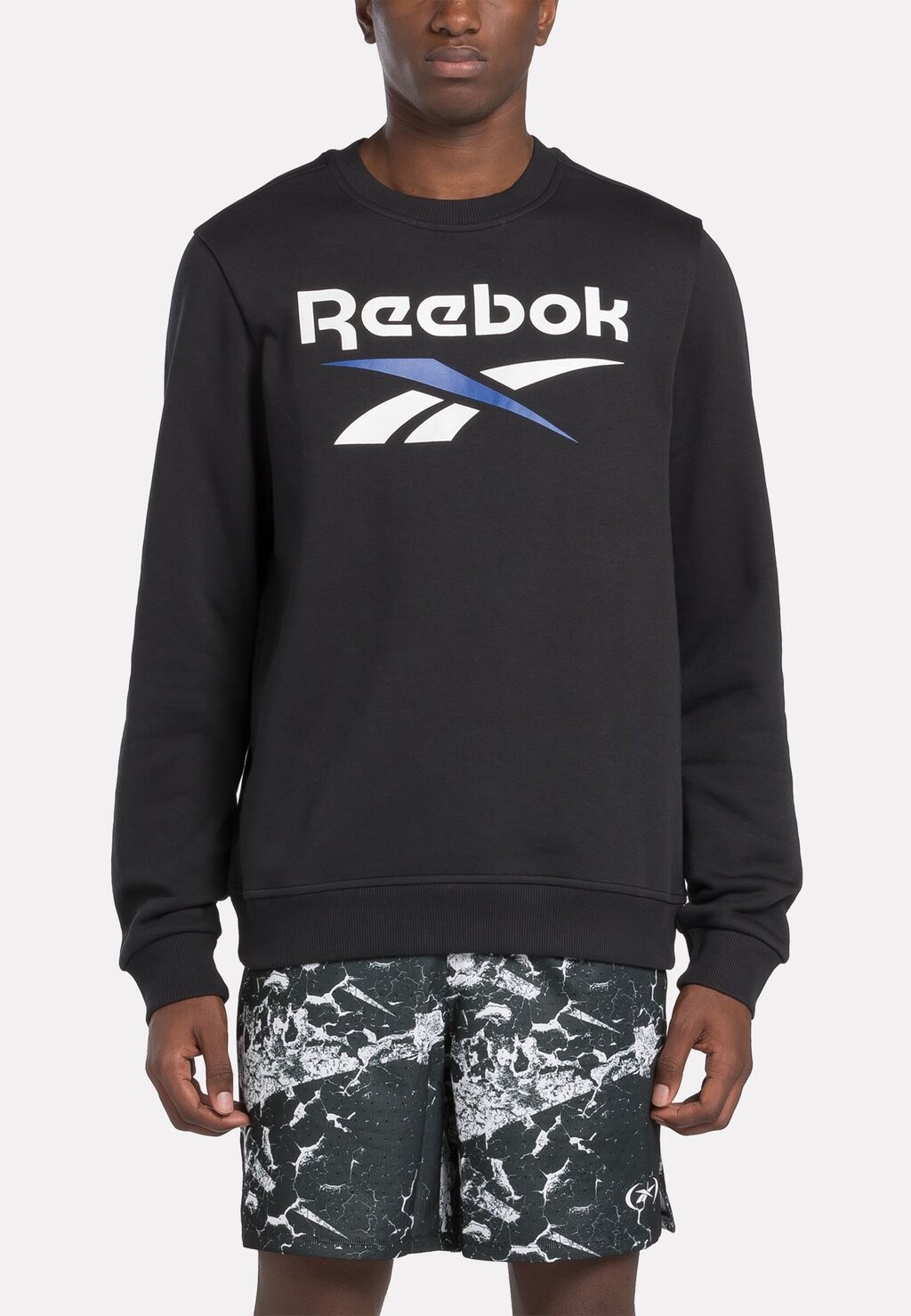 

Толстовка IDENTITY BIG LOGO CREW Reebok, черный
