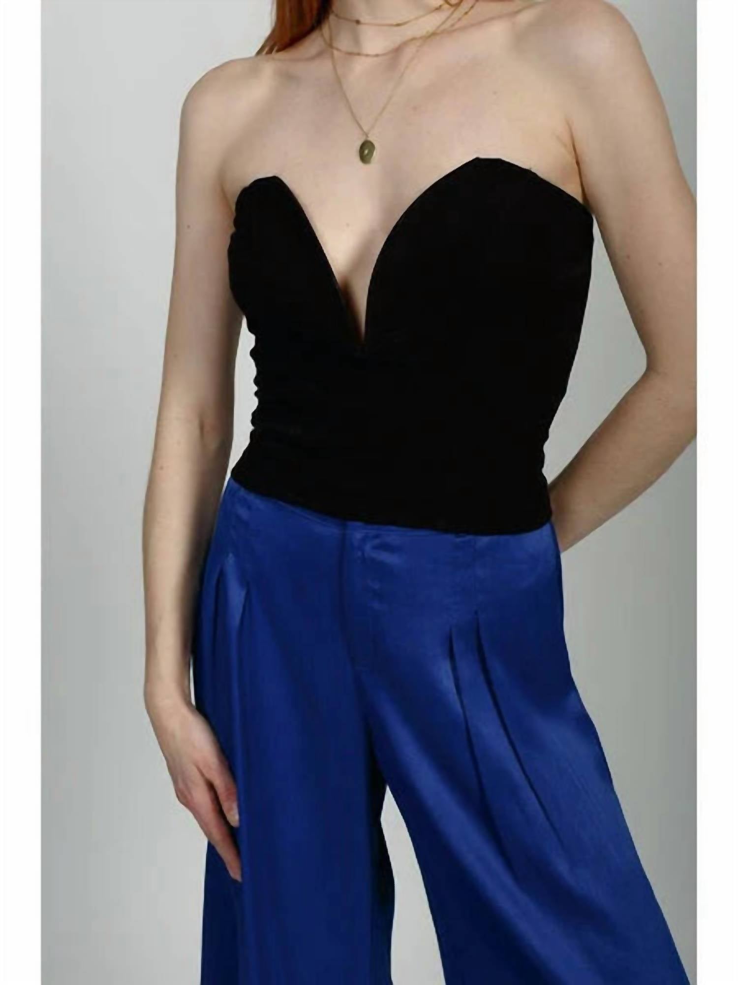 

Топ-труба Idra Deep V черного цвета Band of the free