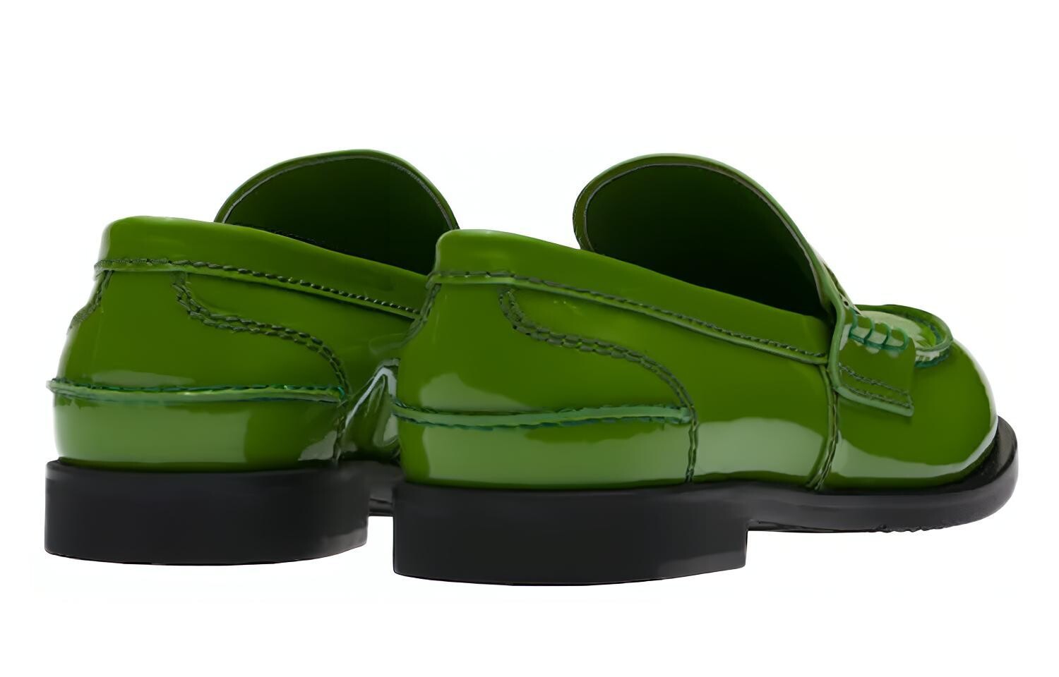 Туфли женские Miu Miu Penny, зеленый — фото 4