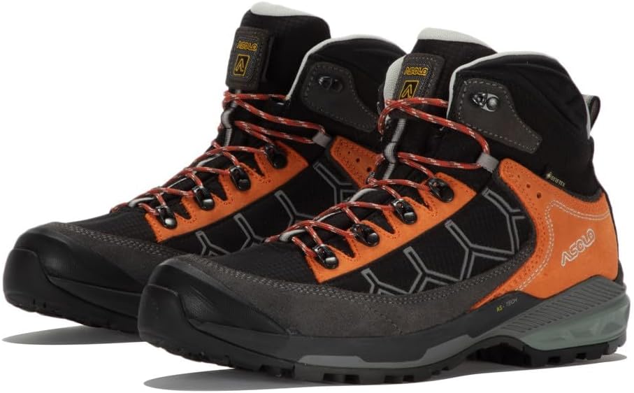 

Мужские ботинки ASOLO Falcon EVO GV для походов, треккинга и легкого туризма, Graphite/Pumpkin