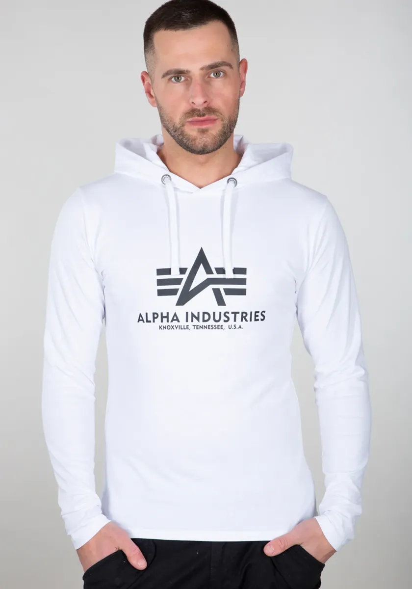 

Alpha Industries с длинным рукавом " Alpha Industries Мужчины — с длинными рукавами Basic Hooded Heavy LS", белый