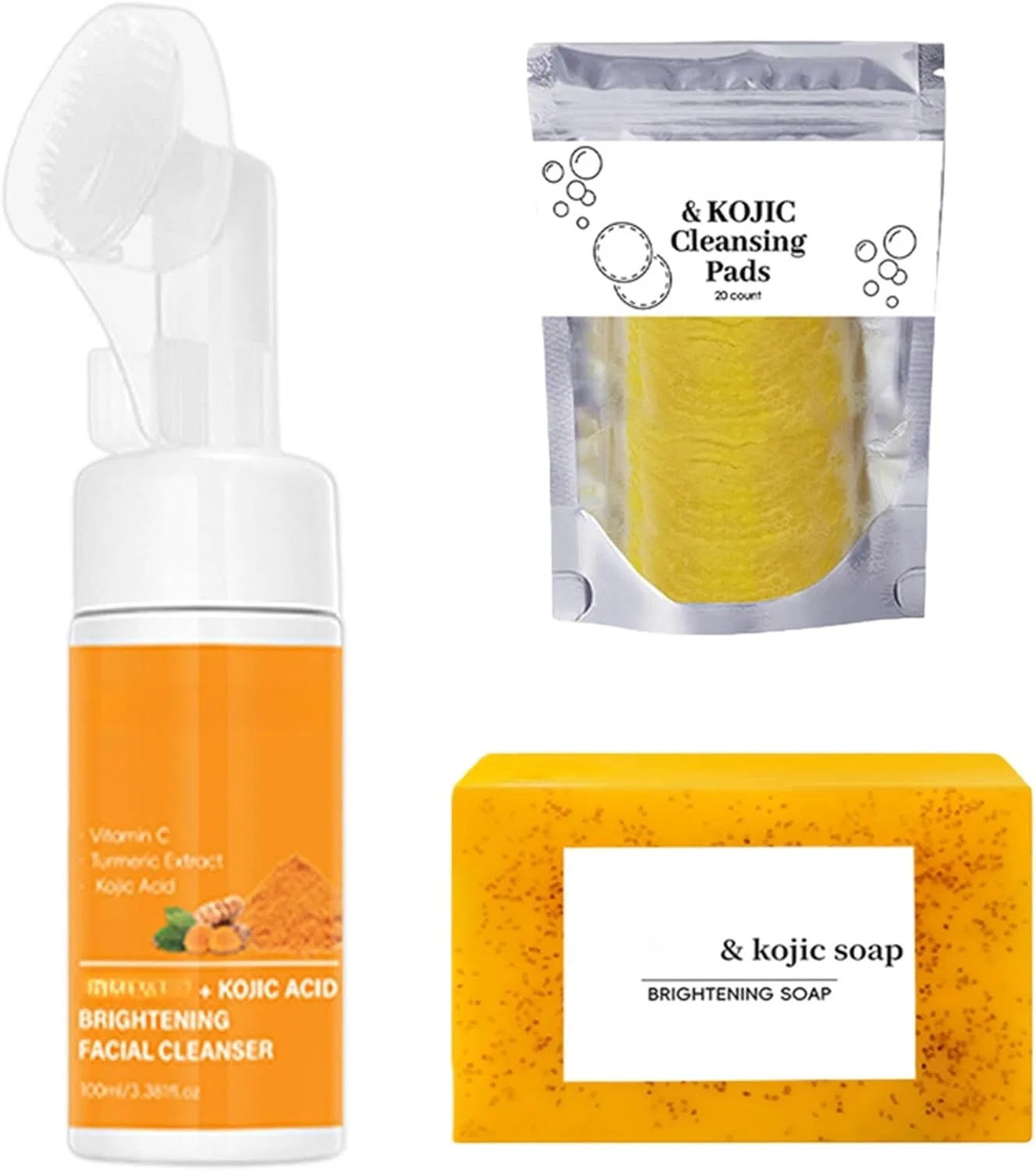 Набор для ухода за кожей 3 в 1 Turmeric Beilingmei 520 г