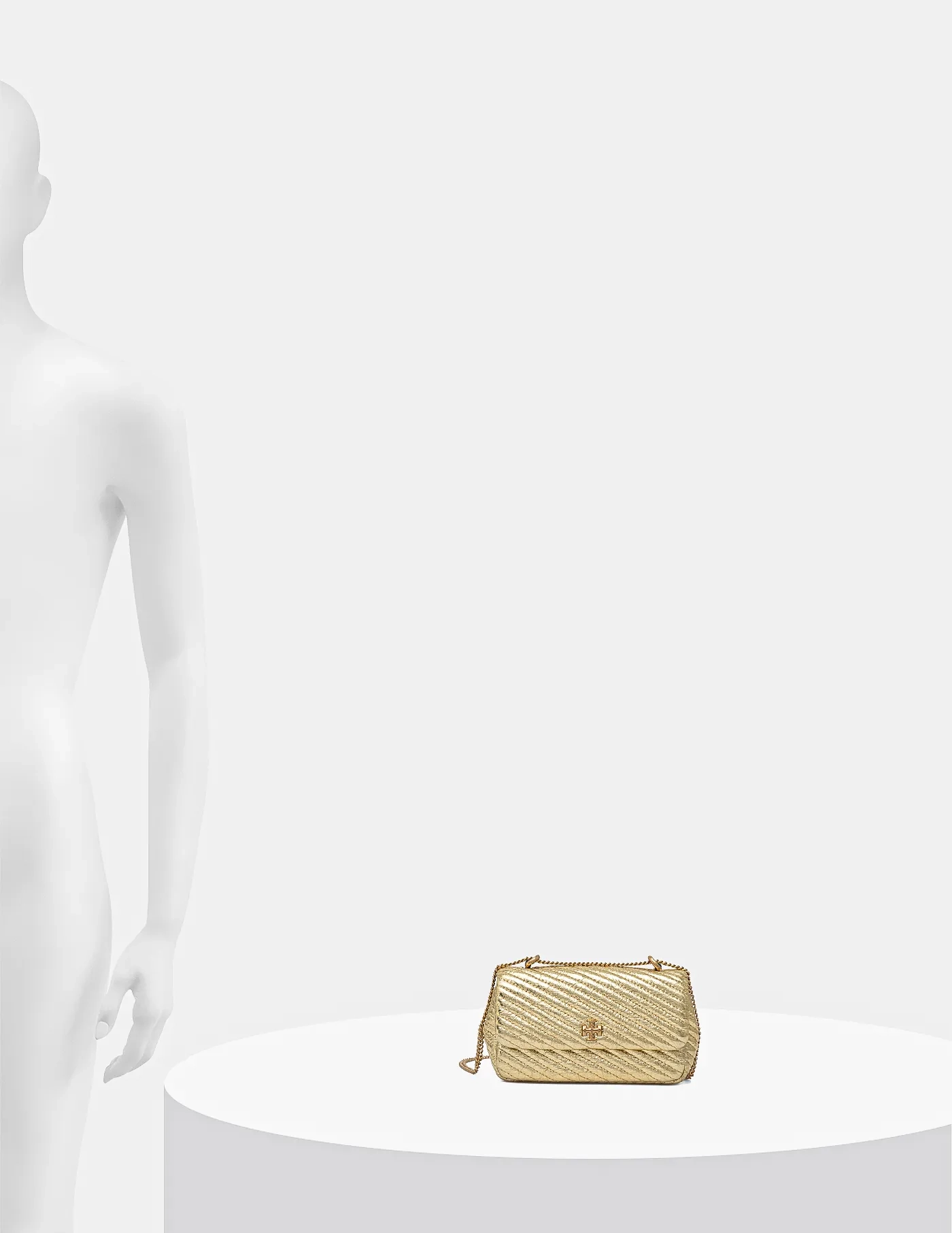 

Кожаная сумочка Кира Tory Burch, золотой