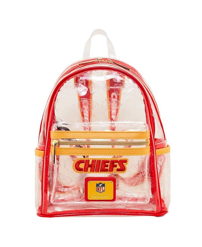 

Прозрачный мини-рюкзак Kansas City Chiefs Loungefly, белый