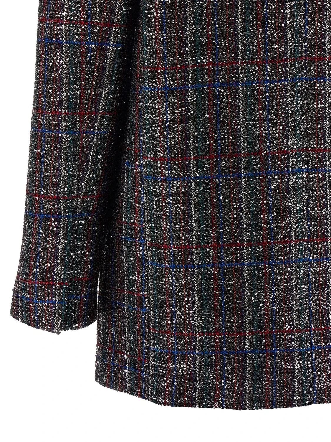 Пиджак в тартан с пайетками Missoni, мультицвет — фото 4