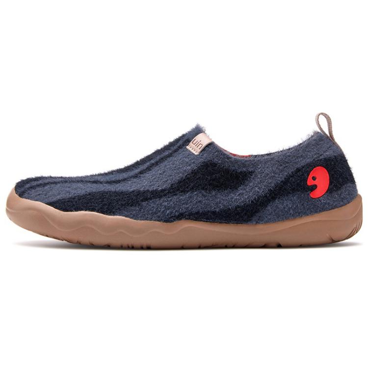 

Расписные дорожные туфли Toledo 1 Collection, повседневная мужская обувь U.IN, Dark River Black Gray