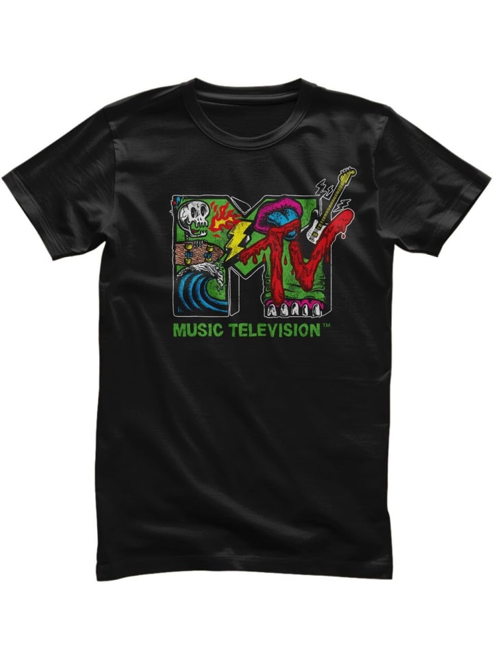 

Футболка MTV Skate & Punk Logo T-Shirt черного цвета MTV, Черный, Футболка MTV Skate & Punk Logo T-Shirt черного цвета MTV