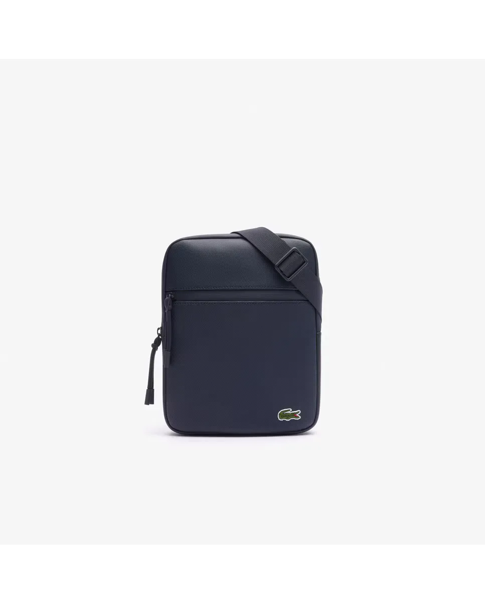 

Средняя мужская сумка через плечо lcst в стиле petit piqué на молнии Lacoste, чёрный
