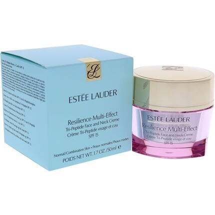 Крем для лица Estée Lauder — Estee Эластичный мультиэффектный и шеи Spf15 для нормальной/комбинированной кожи, EsteE, 50 мл — фото 3