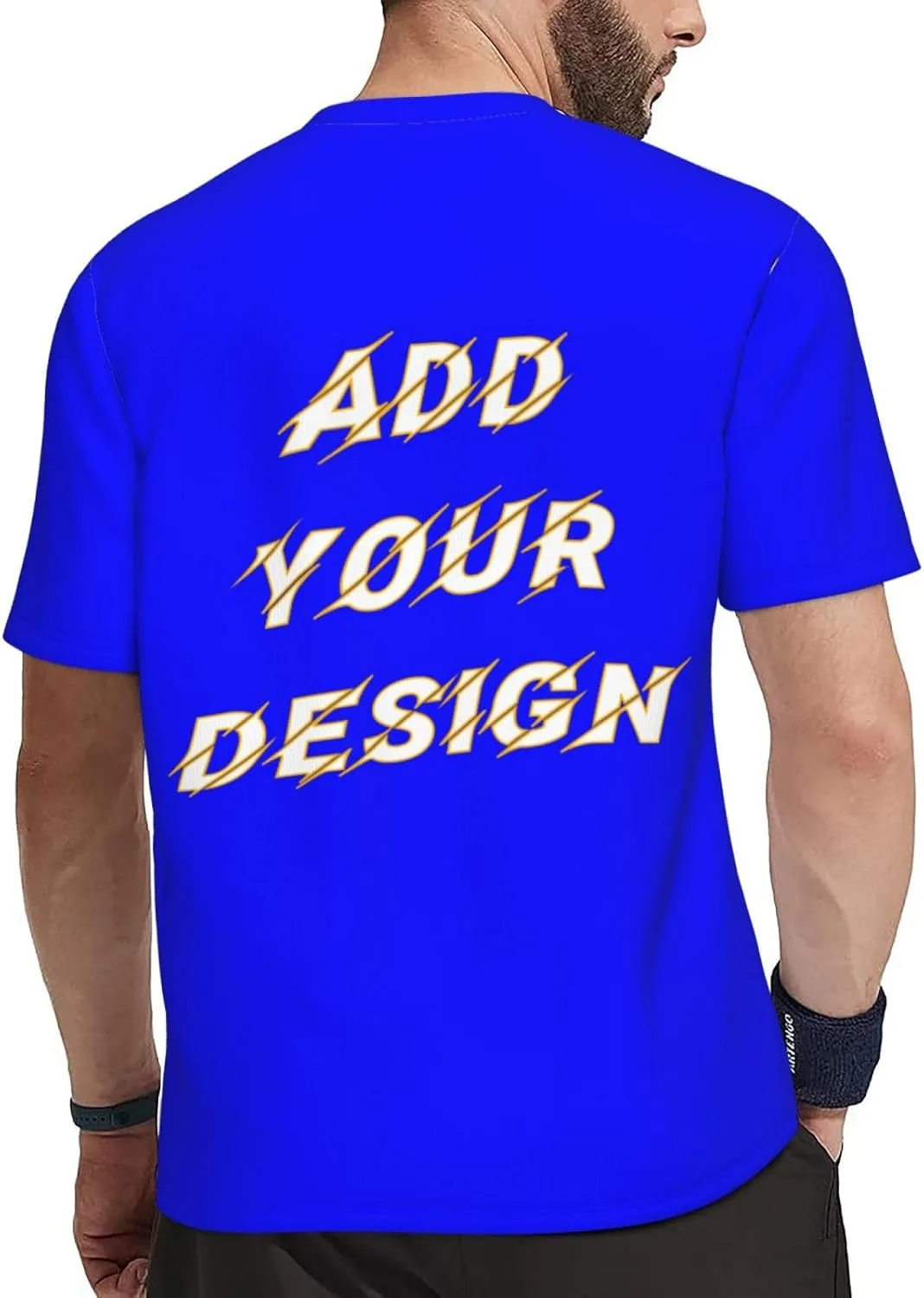 Футболка мужская Custom T Shirts с принтом на 4 сторонах — фото 4
