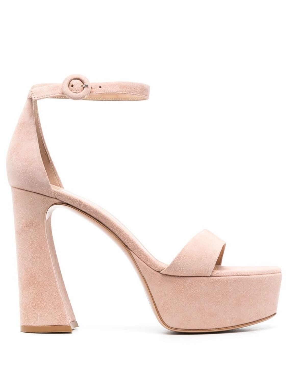 

Босоножки Holly 120 на платформе Gianvito Rossi, нейтральный цвет