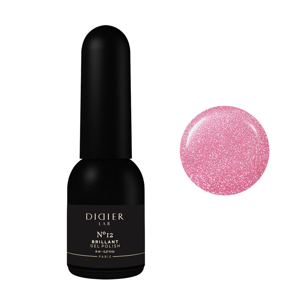 

Гель-Лак для ногтей gel polish brillant Didier Lab, цвет nr. 12, 8 мл