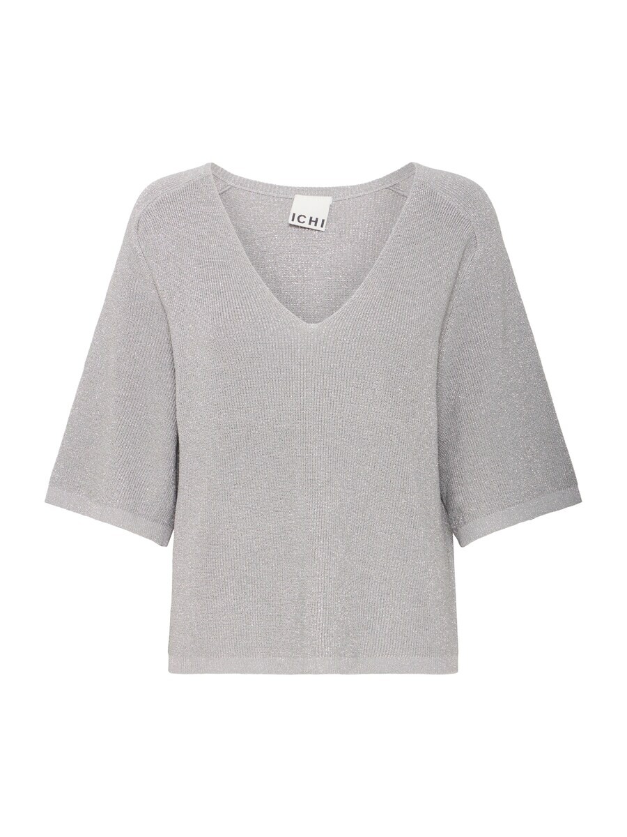 

Тонкий вязаный свитер ICHI Sweater CODY, серебряный