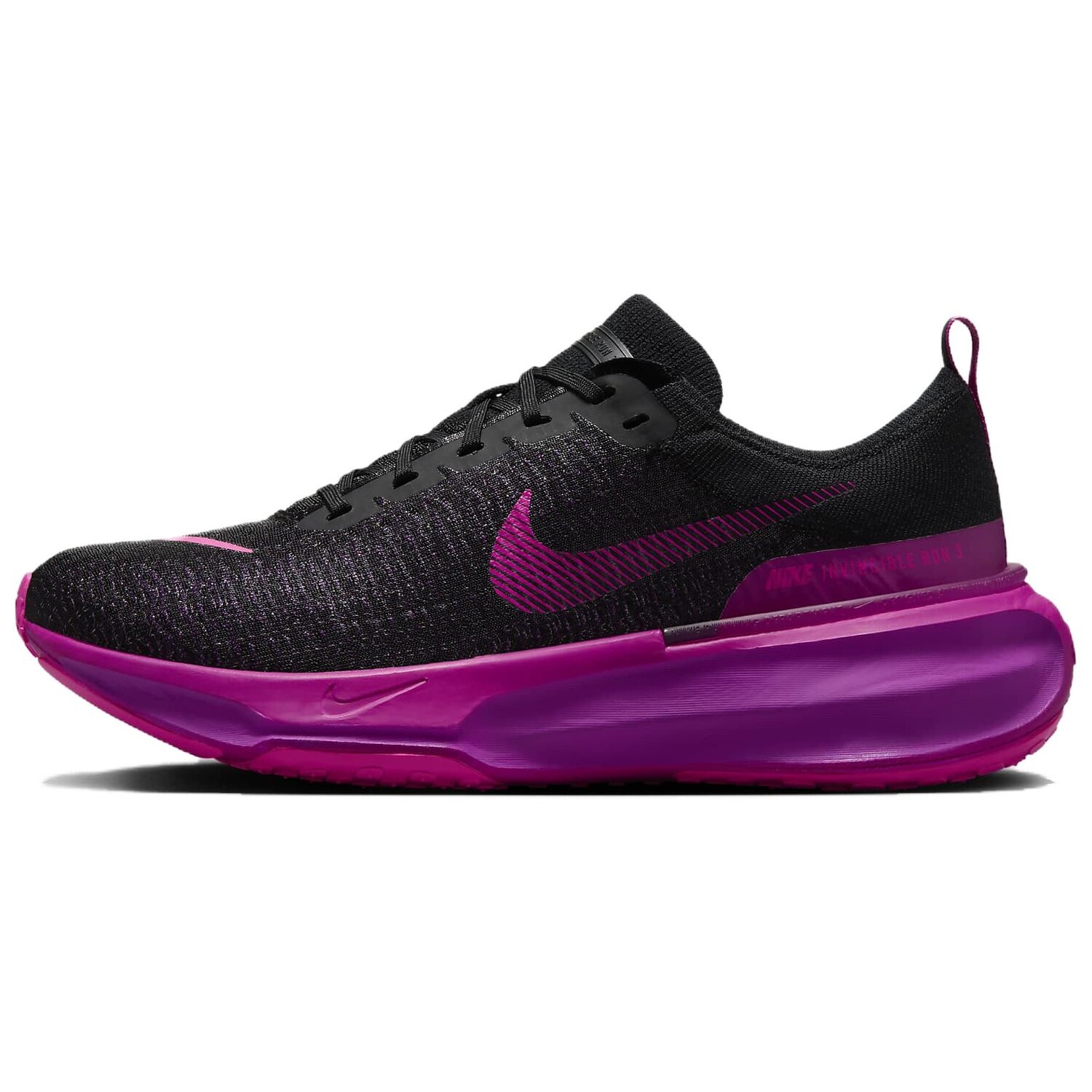 

Кроссовки мужские ZoomX Invincible Run 3 Black Vivid Grape Nike, Черный, Кроссовки мужские ZoomX Invincible Run 3 Black Vivid Grape Nike