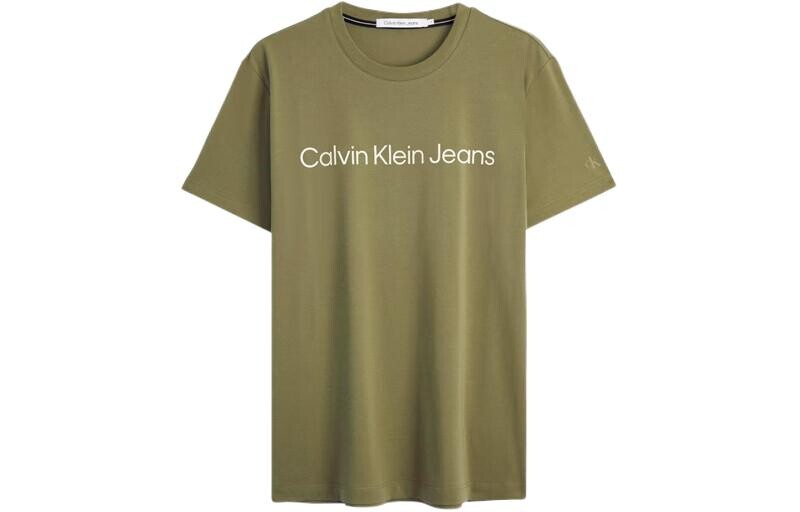 

Футболка мужская розмариново-зеленая Calvin Klein, зеленый