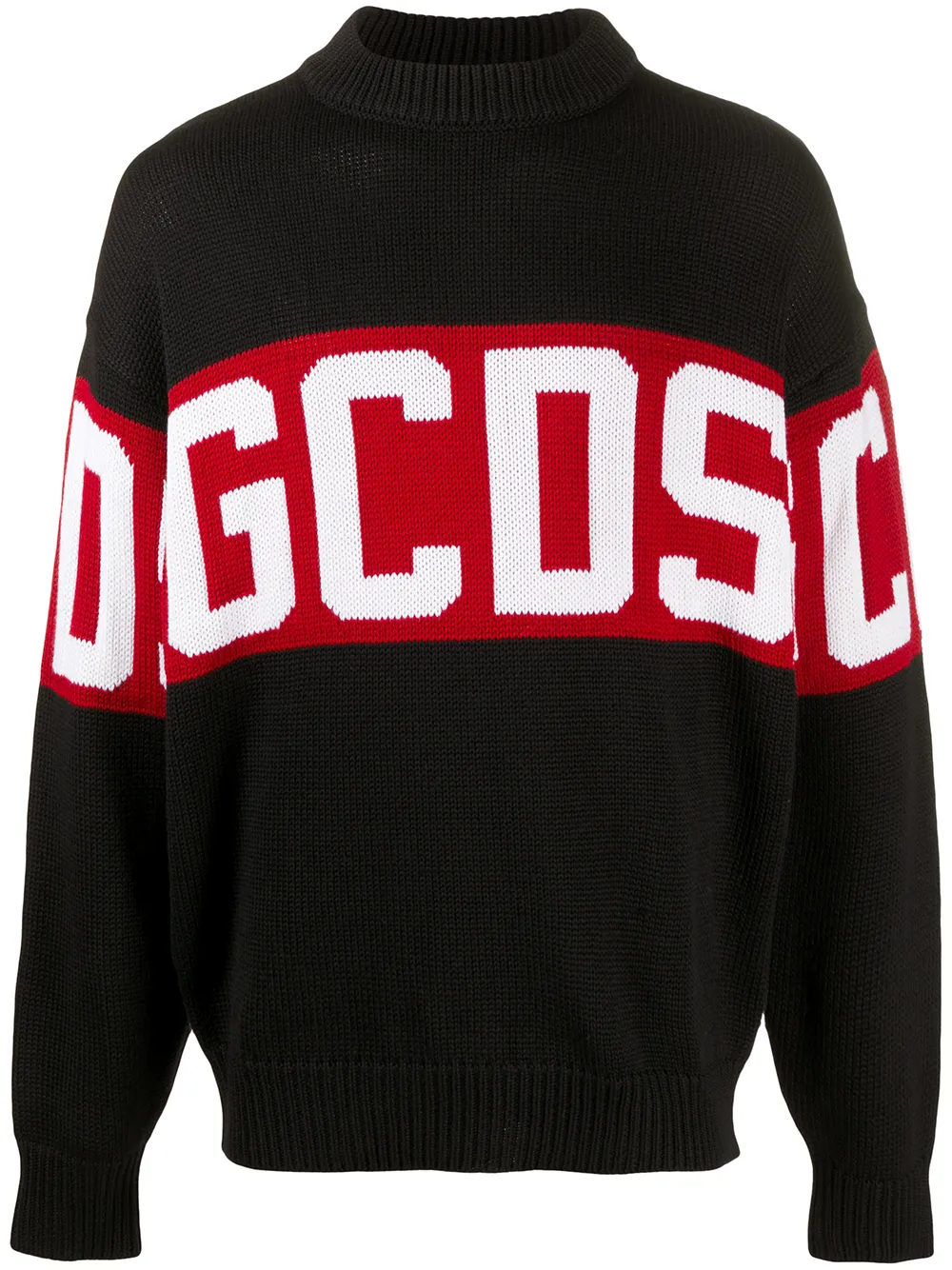 

Джемпер с логотипом GCDS, черный