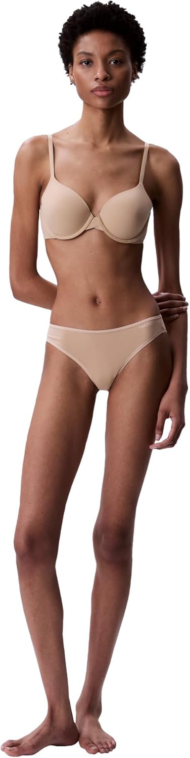 Бюстгальтер Calvin Klein Women's Perfectly Fit Memory Touch, телесный — фото 3
