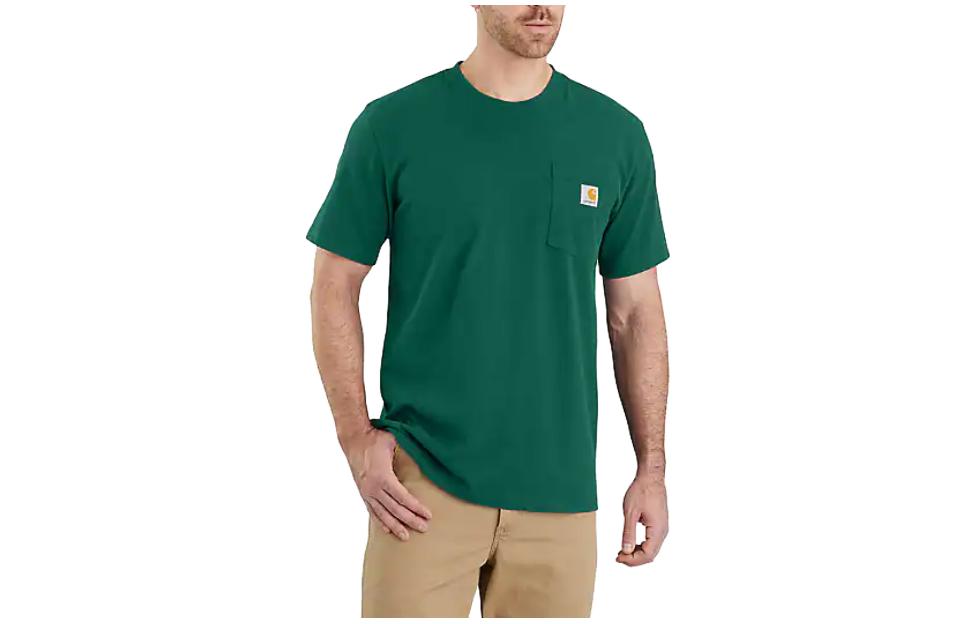 

Футболка с коротким рукавом и карманом Heavyweight Carhartt, зеленый