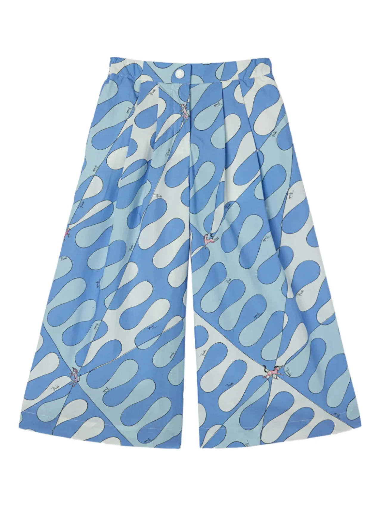 

Брюки с принтом Leocorno PUCCI Junior, белый