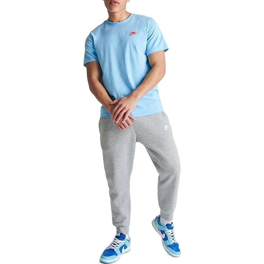 Футболка унисекс небесно-голубая Nike, голубой — фото 2