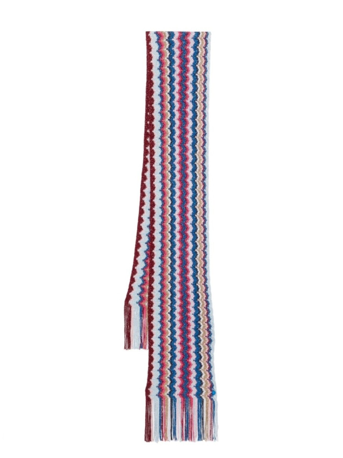 

Missoni шарф с узором шеврон, синий