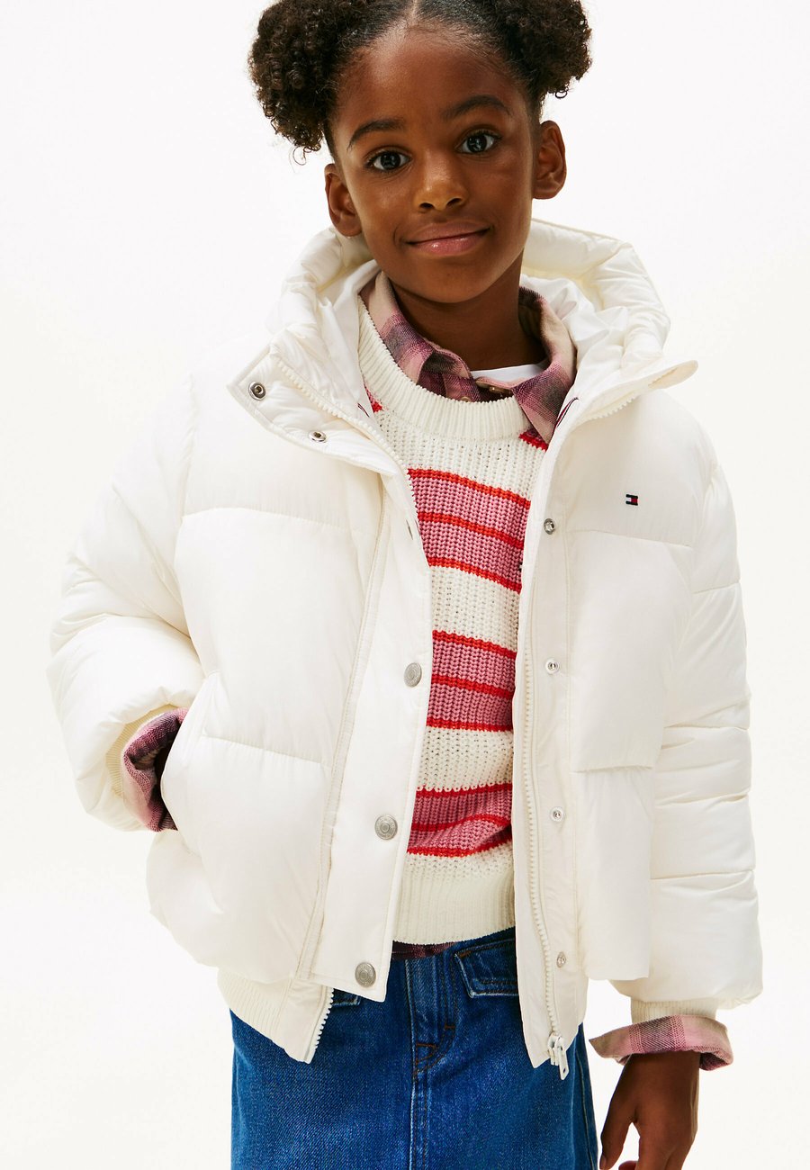 Зимняя куртка Tommy Hilfiger BRANDED PUFFER JACKET, Ivory Silk/Off-White — фото 2