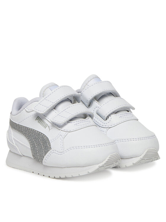 Кроссовки St Runner V4 Sl Glitter V Inf 401592 01 Puma, белый — фото 2